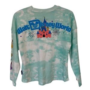 Disney NWT Youth Kid’s Spirit Jersey Long Sleeve 100% Cotton Top Size Large